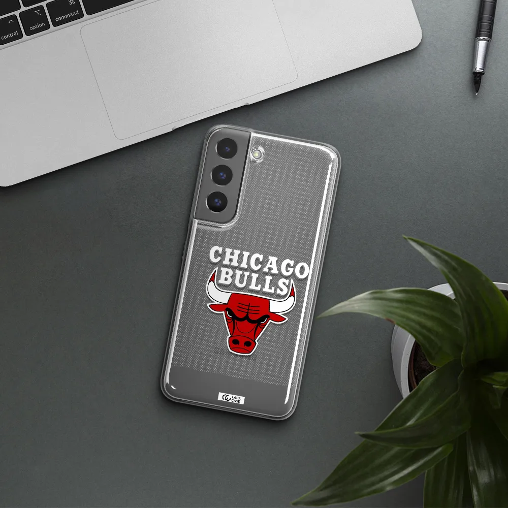 Chicago Bulls Samsung S 22 Plus Clear TPU Case