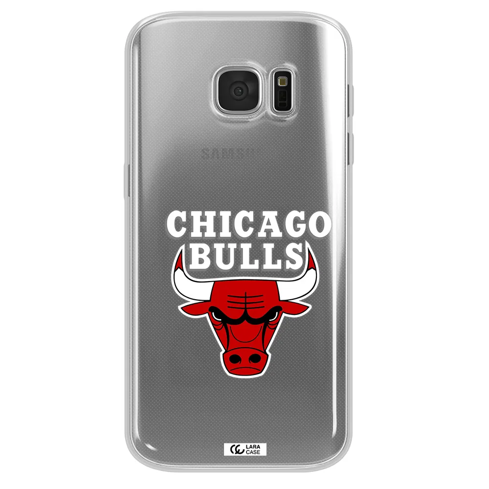 Chicago Bulls Samsung S 7 Clear TPU Case