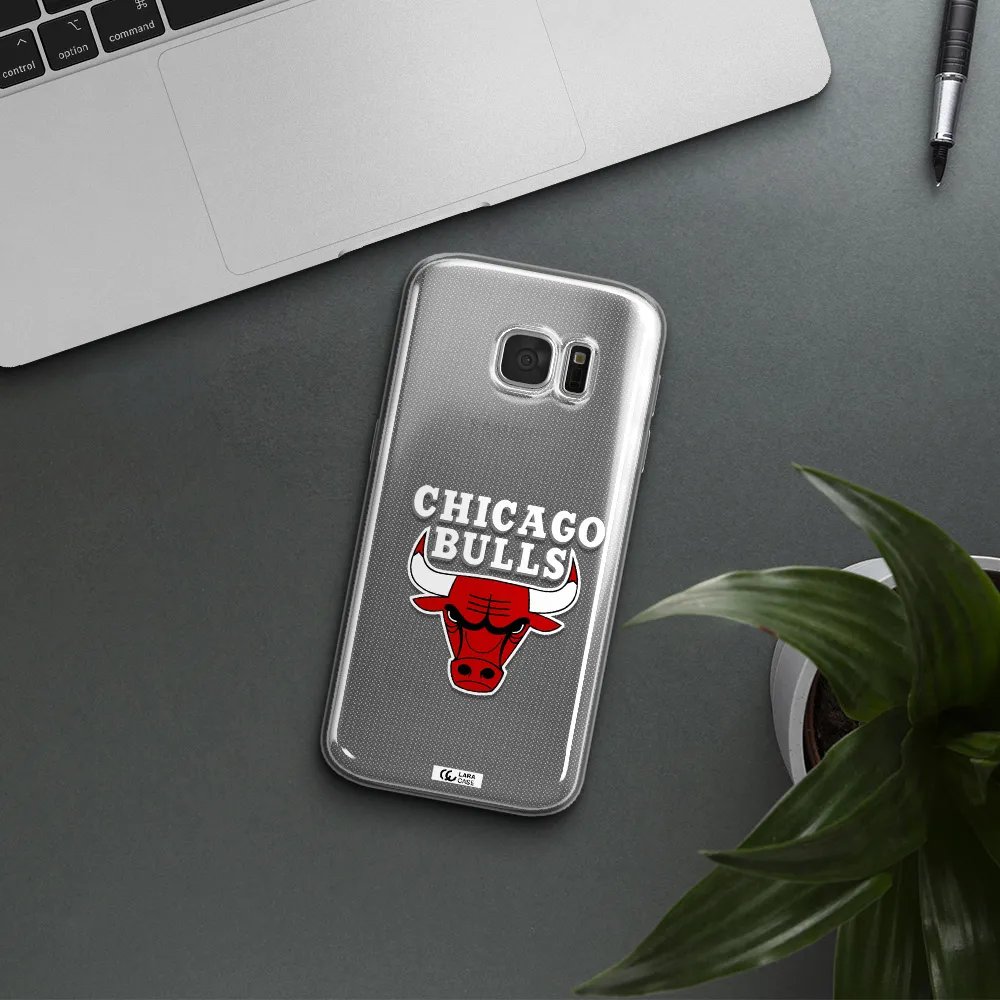 Chicago Bulls Samsung S 7 Clear TPU Case