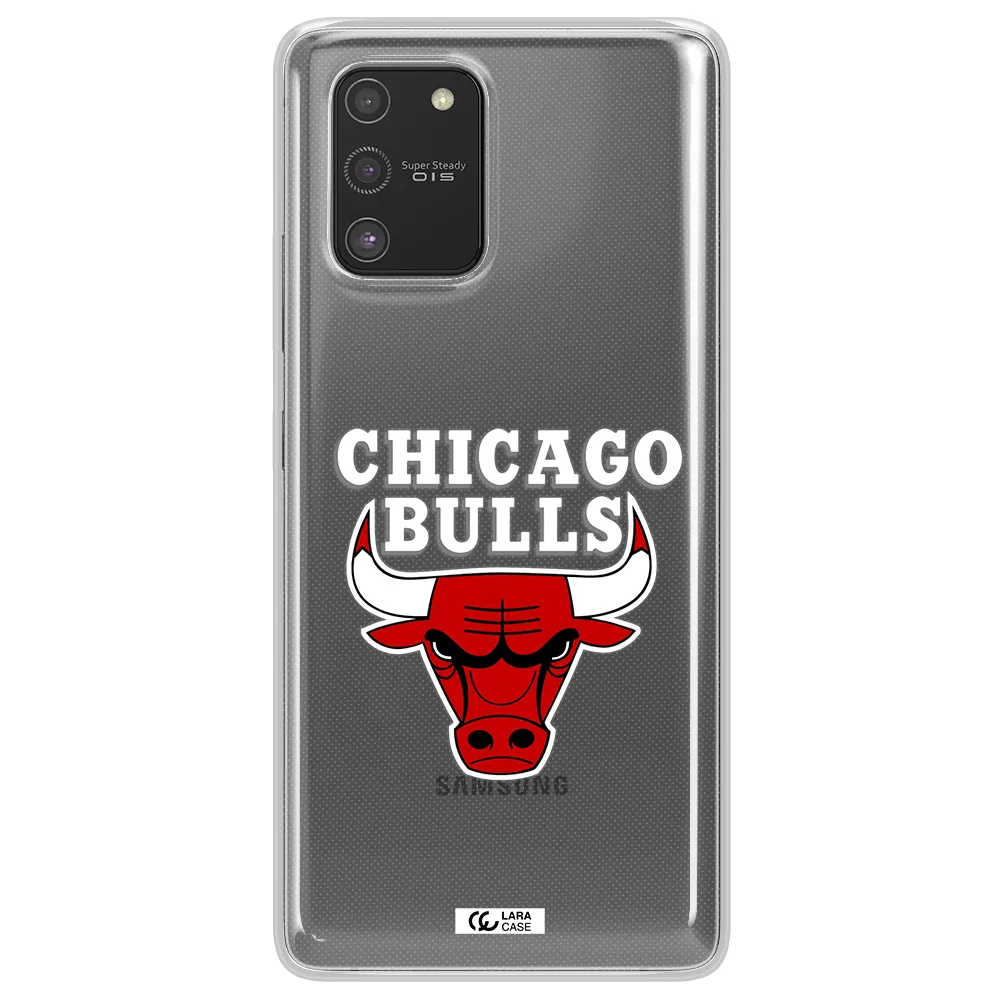 Chicago Bulls Samsung S10 Lite Clear TPU Case