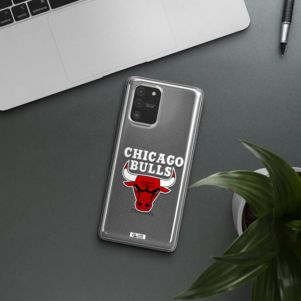 Chicago Bulls Samsung S10 Lite Clear TPU Case