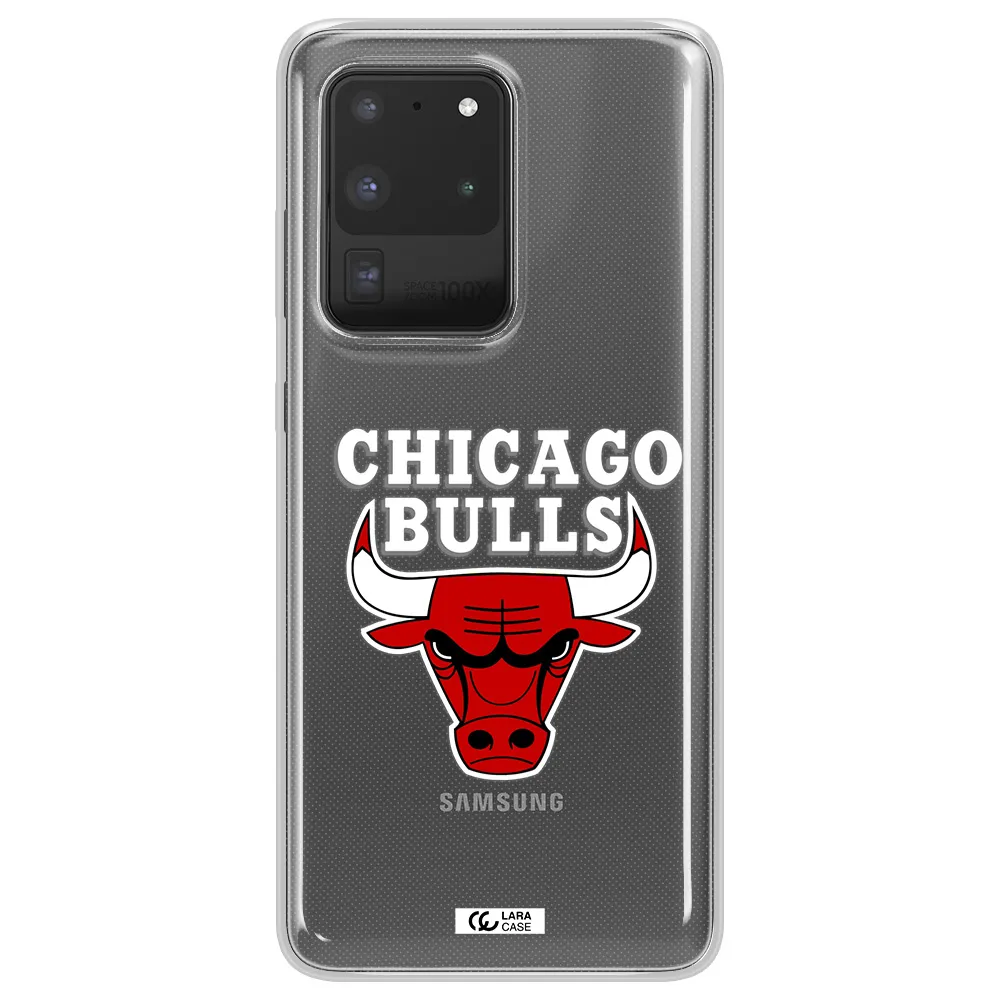 Chicago Bulls Samsung S20 Ultra Clear TPU Case