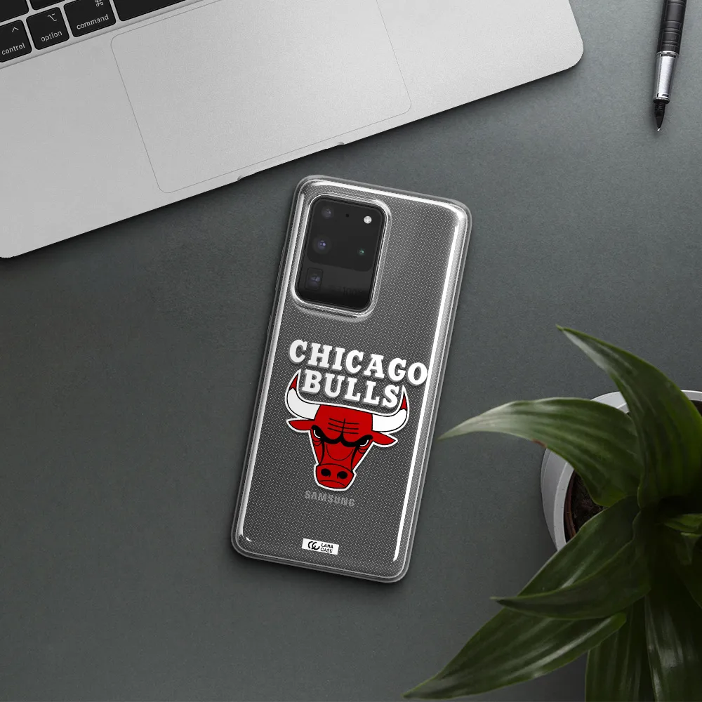 Chicago Bulls Samsung S20 Ultra Clear TPU Case