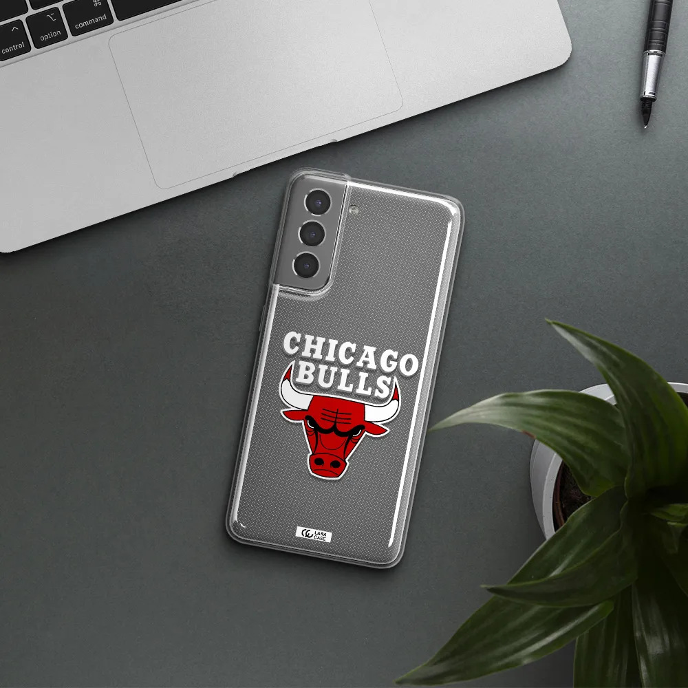 Chicago Bulls Samsung S21 Clear TPU Case