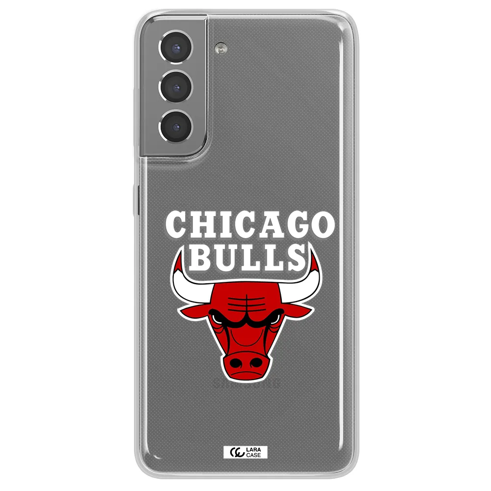 Chicago Bulls Samsung S21 Plus Clear TPU Case