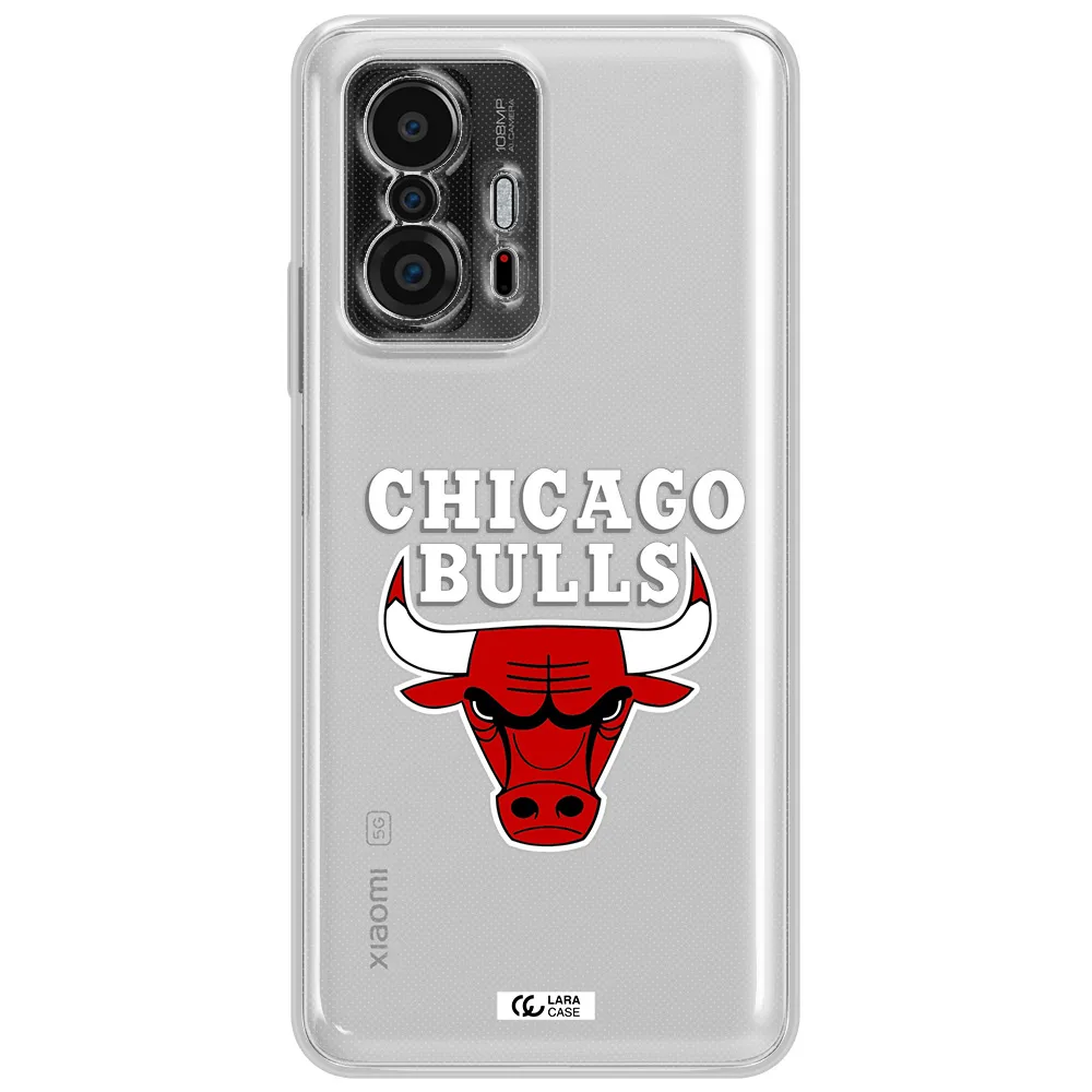 Chicago Bulls Xiaomi 11T Clear Tpu Case