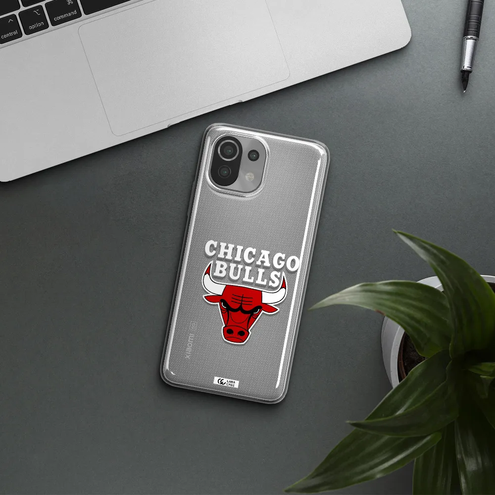 Chicago Bulls Xiaomi Mi 11 Lite Clear TPU Case
