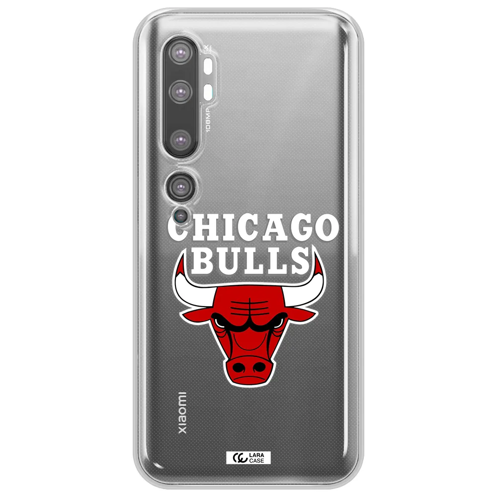 Chicago Bulls Xiaomi Mi Note 10 Clear TPU Case