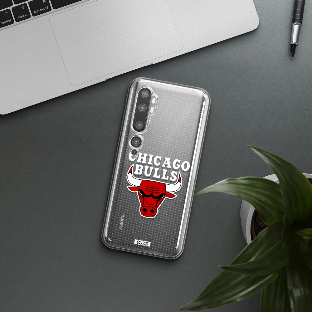 Chicago Bulls Xiaomi Mi Note 10 Clear TPU Case