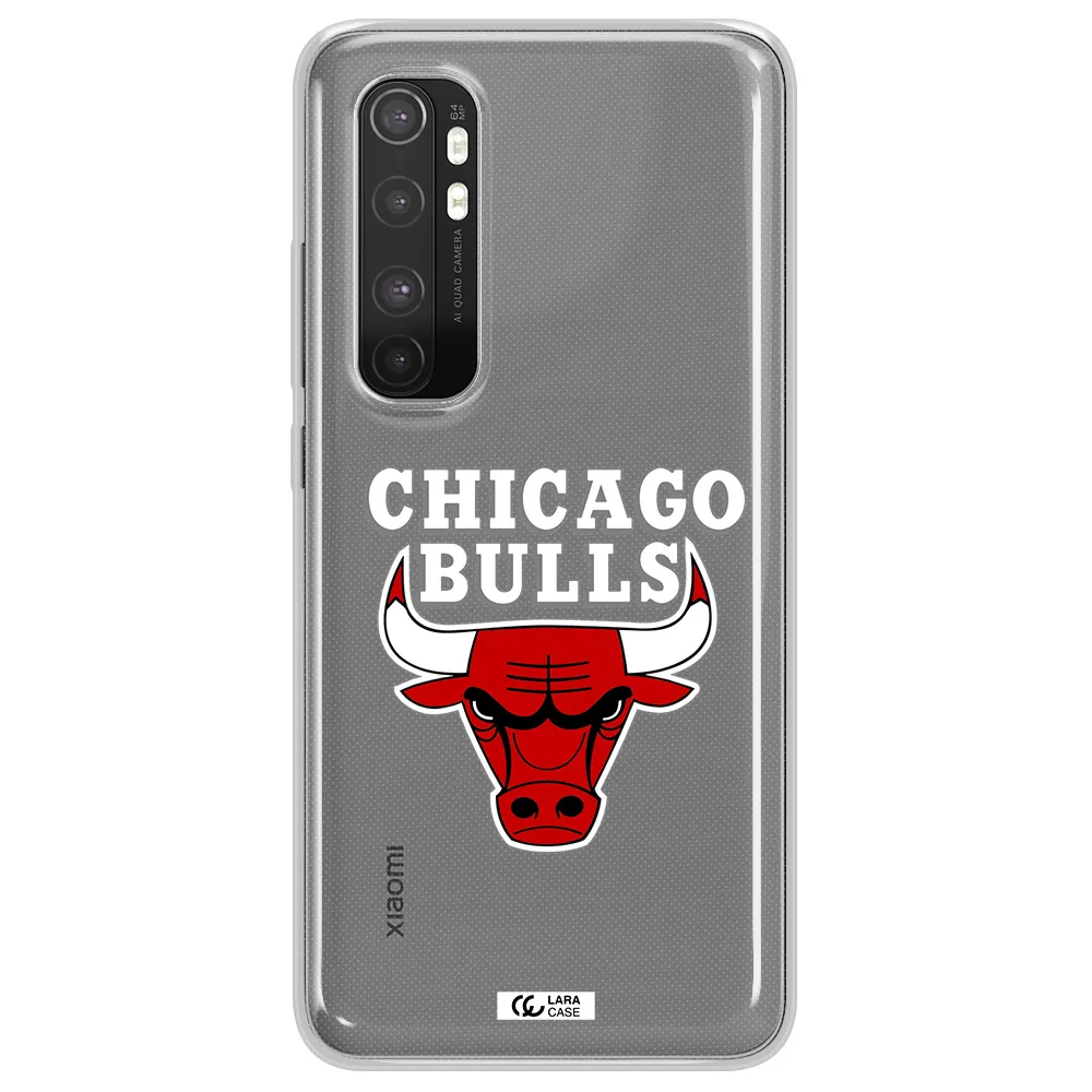 Chicago Bulls Xiaomi Mi Note 10 Lite Clear TPU Case