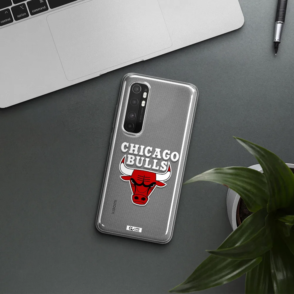 Chicago Bulls Xiaomi Mi Note 10 Lite Clear TPU Case