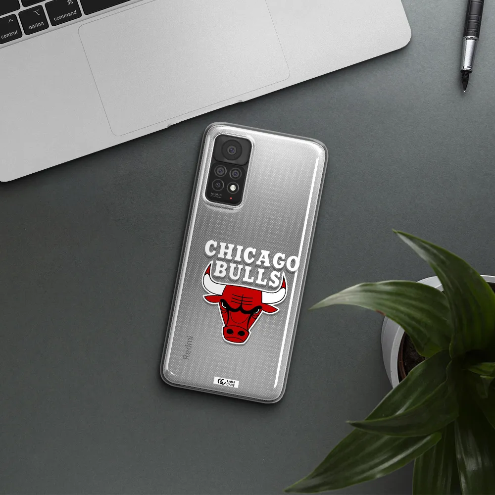 Chicago Bulls Xiaomi Note 11 Pro Clear TPU Case