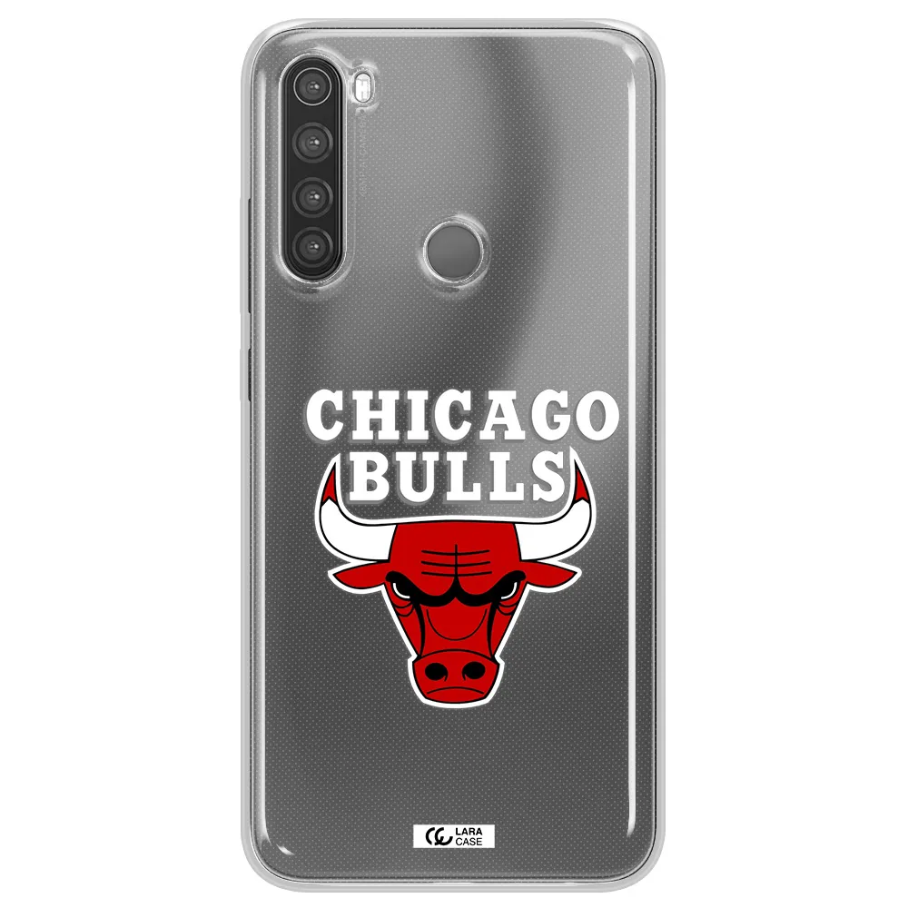 Chicago Bulls Xiaomi Note 8 Clear TPU Case