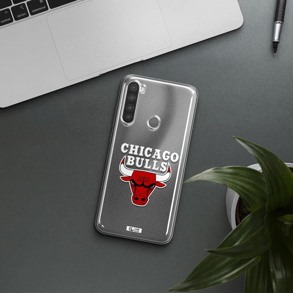 Chicago Bulls Xiaomi Note 8 Clear TPU Case