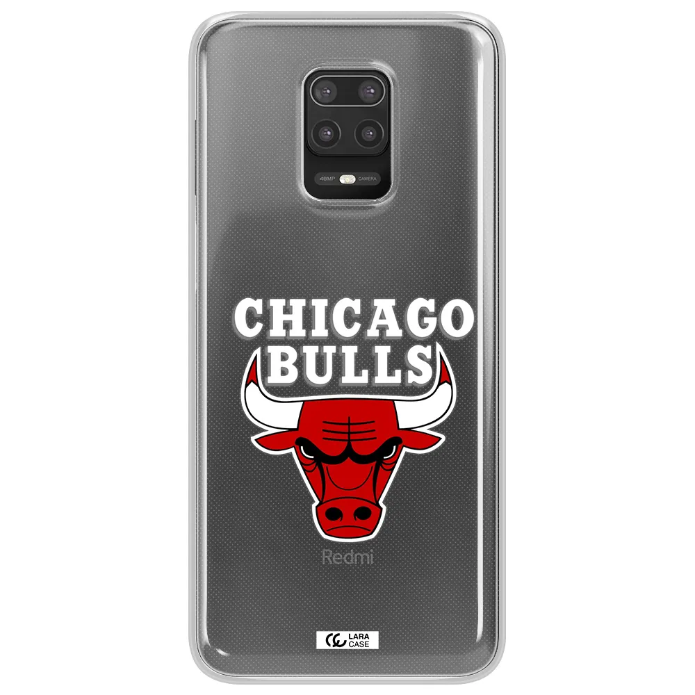 Chicago Bulls Xiaomi Note 9S Clear TPU Case