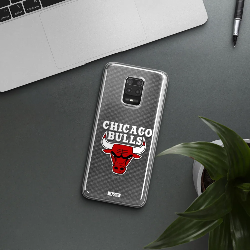 Chicago Bulls Xiaomi Note 9S Clear TPU Case