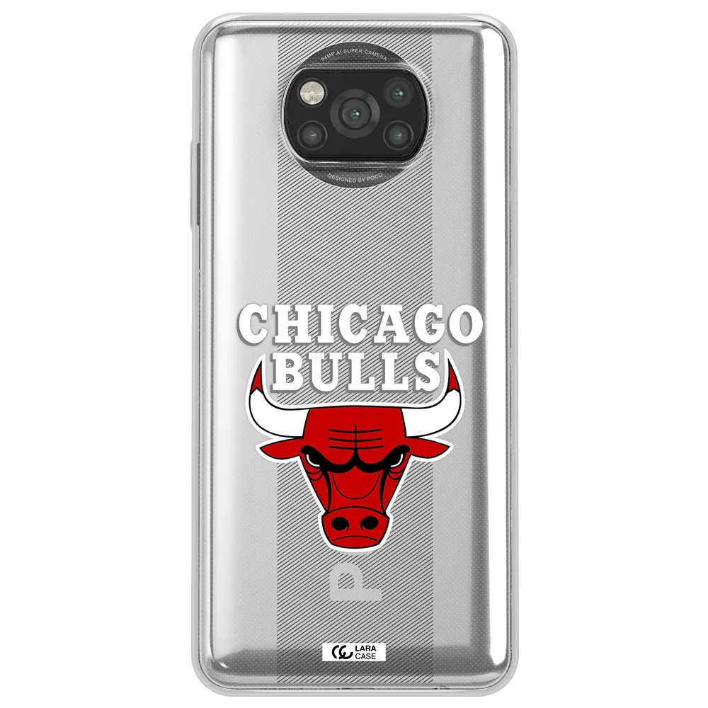 Chicago Bulls Xiaomi Poco X3 Clear TPU Case