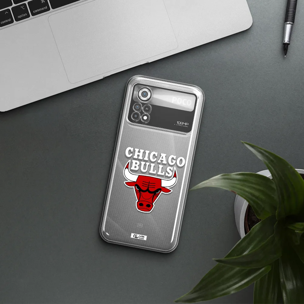 Chicago Bulls Xiaomi Poco X4 Pro Clear TPU Case