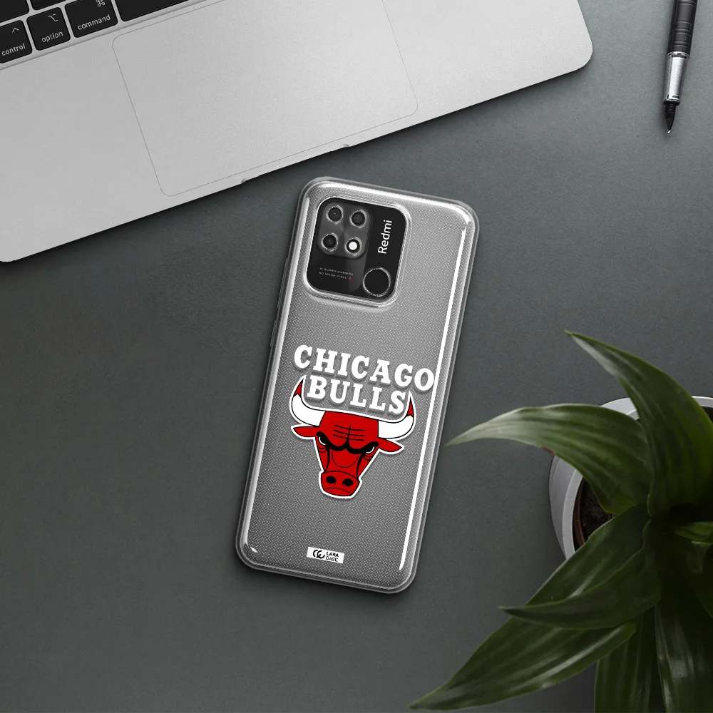 Chicago Bulls Xiaomi Redmi 10C Clear TPU Case
