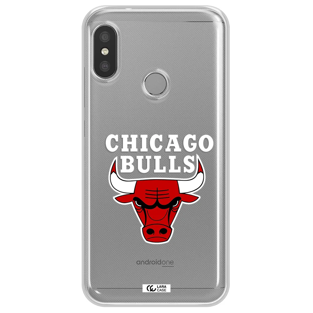 Chicago Bulls Xiaomi Redmi 6 Pro Clear TPU Case