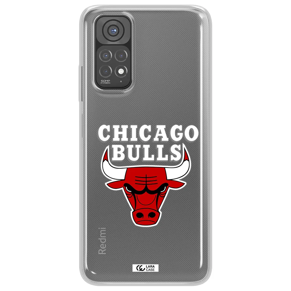 Chicago Bulls Xiaomi Redmi Note 11 Clear TPU Case
