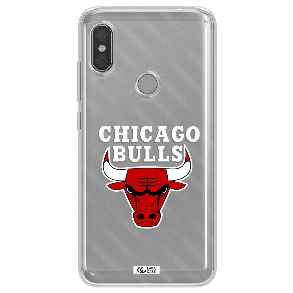 Chicago Bulls Xiaomi Redmi Note 6 Pro Clear TPU Case