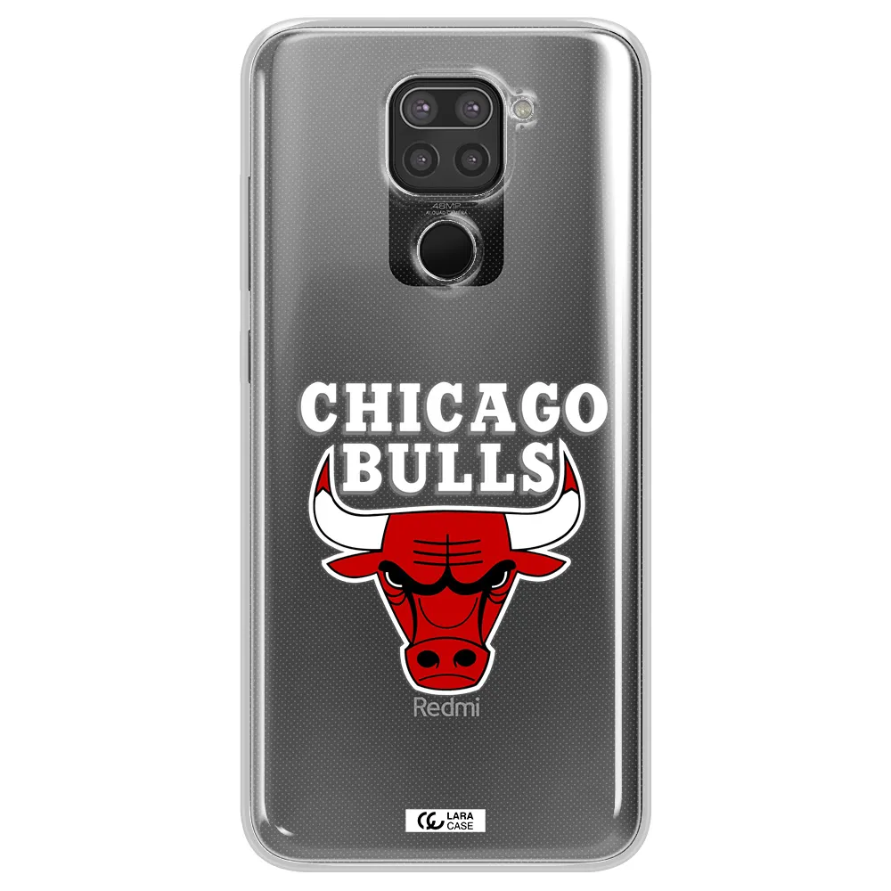 Chicago Bulls Xiaomi Redmi Note 9 Clear TPU Case