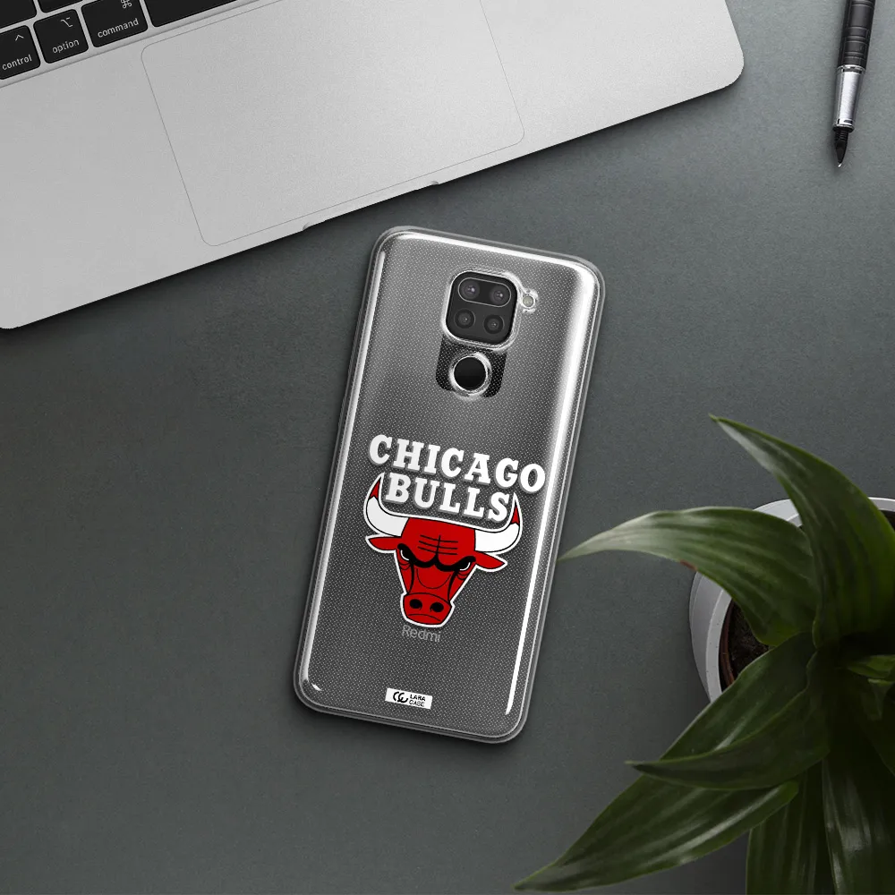 Chicago Bulls Xiaomi Redmi Note 9 Clear TPU Case