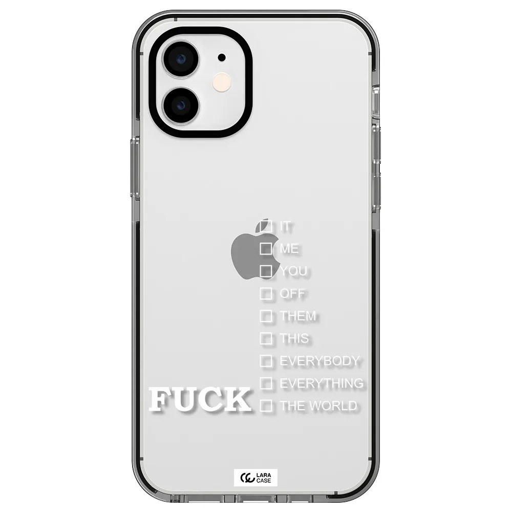 F#*K Ways Apple iPhone 11 impact black border Case