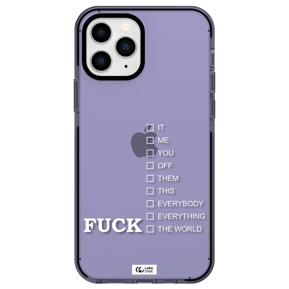 F#*K Ways Apple iPhone 11 pro impact Lilac Case