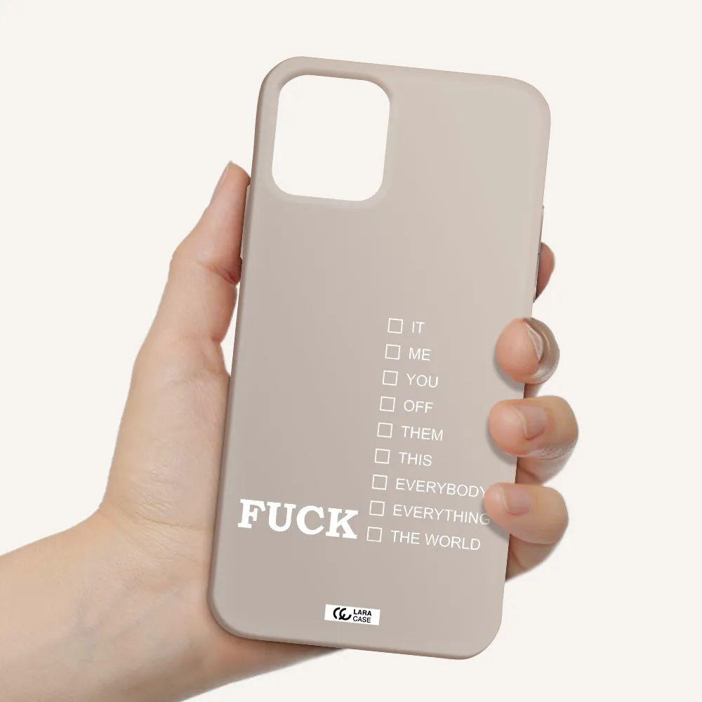 F#*K Ways Apple iPhone 11 pro Silicone Stone Case