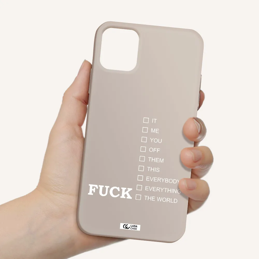 F#*K Ways Apple iPhone 11 Silicone Stone Case