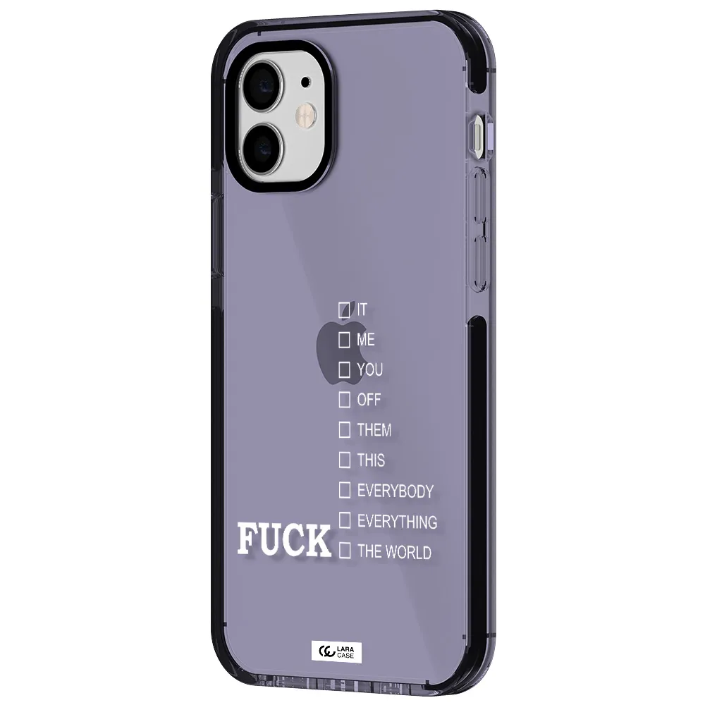 F#*K Ways Apple iPhone 12 impact Lilac Case