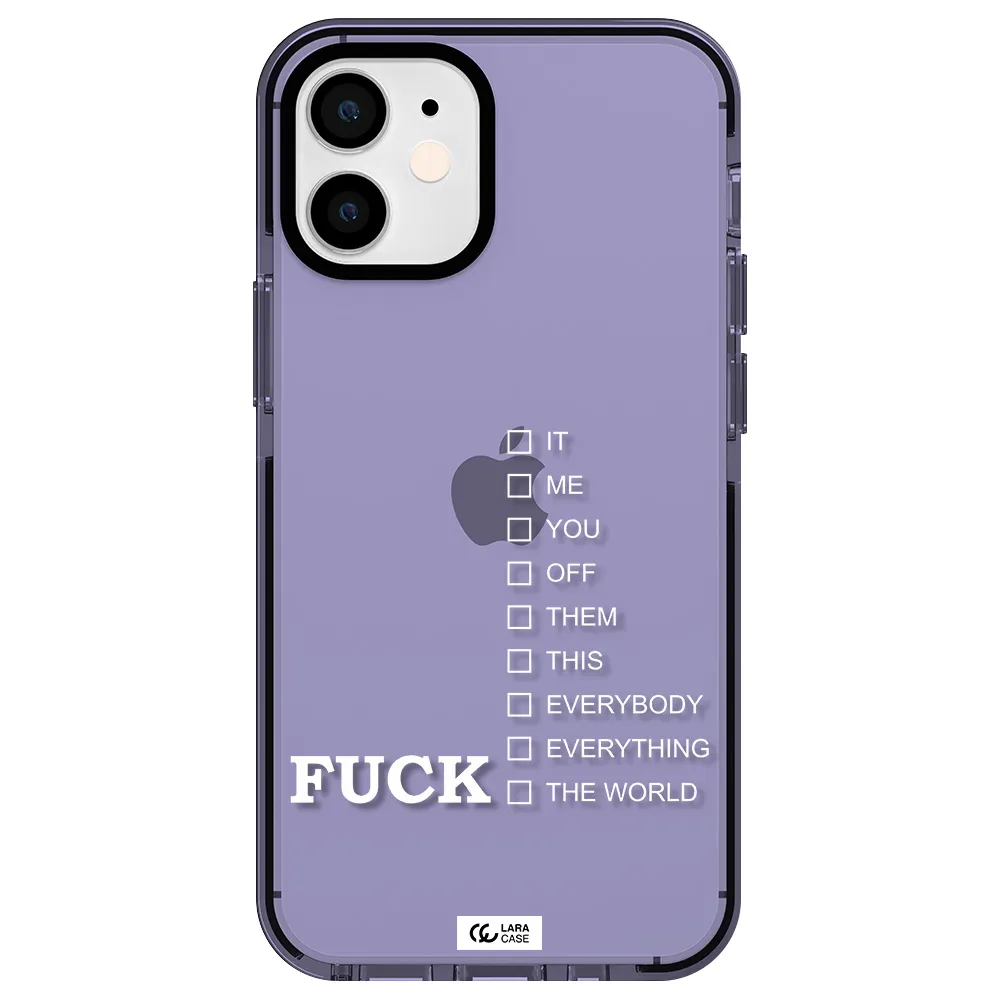 F#*K Ways Apple iPhone 12 mini impact Lilac Case
