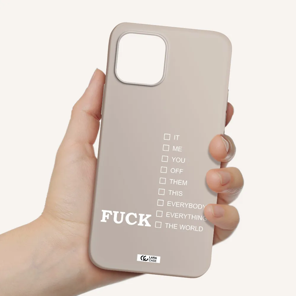 F#*K Ways Apple iPhone 12 mini Silicone Stone Case