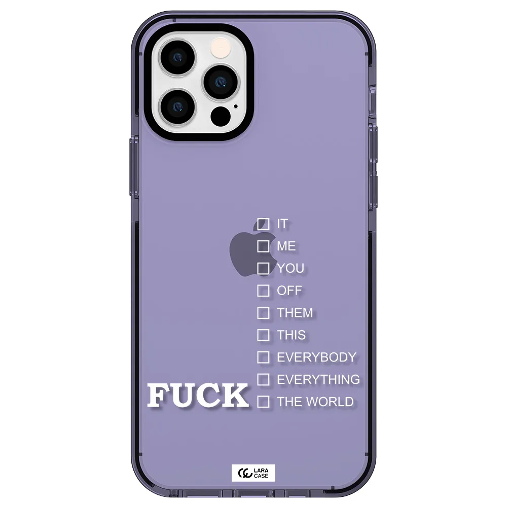 F#*K Ways Apple iPhone 12 pro impact Lilac Case