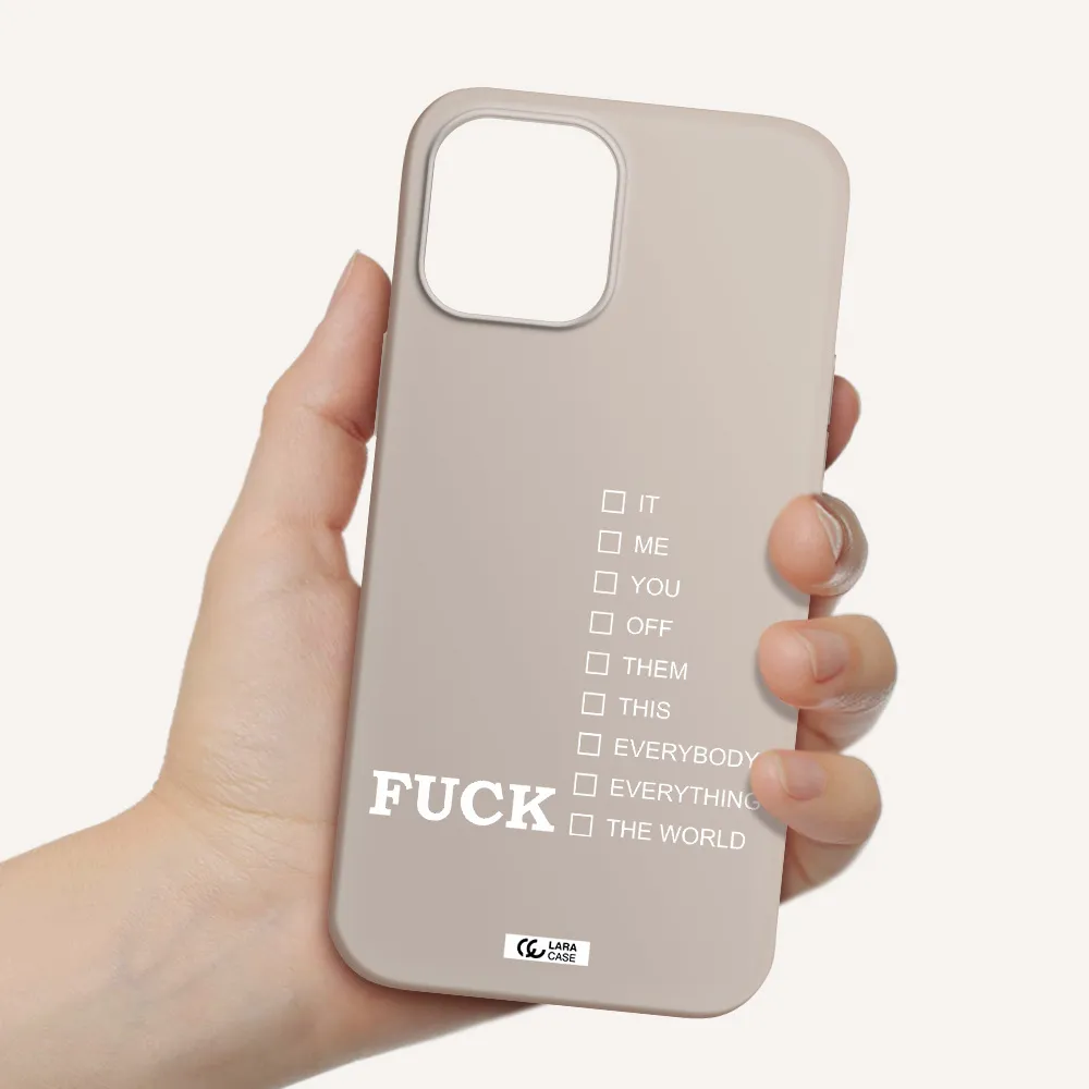 F#*K Ways Apple iPhone 12 pro Silicone Stone Case