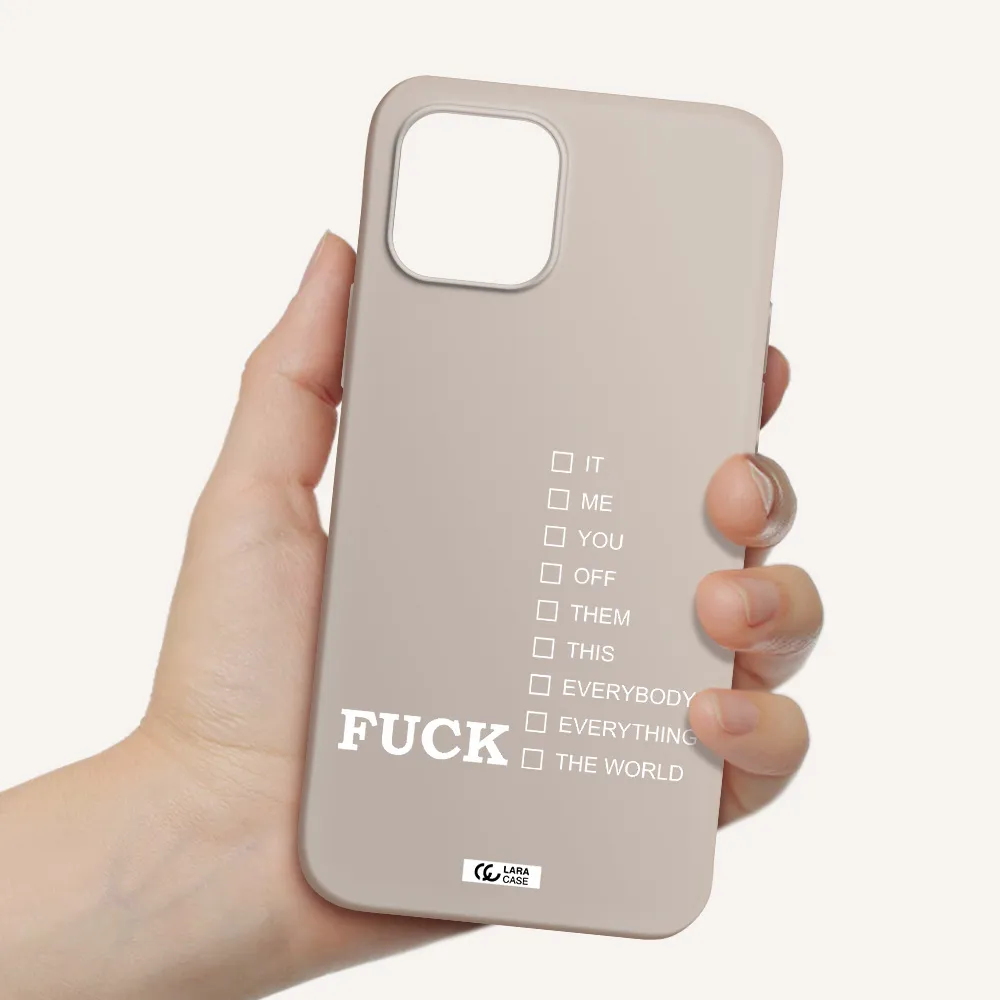 F#*K Ways Apple iPhone 12 Silicone Stone Case