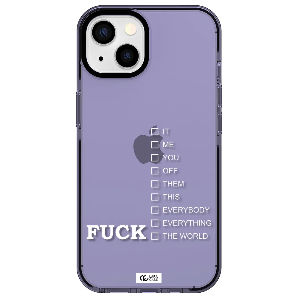 F#*K Ways Apple iPhone 13 impact Lilac Case
