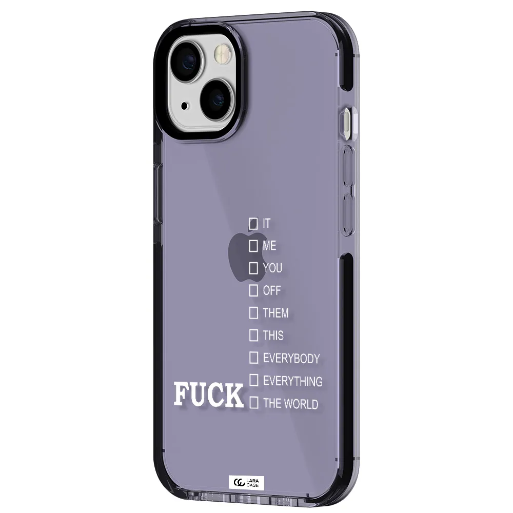 F#*K Ways Apple iPhone 13 impact Lilac Case