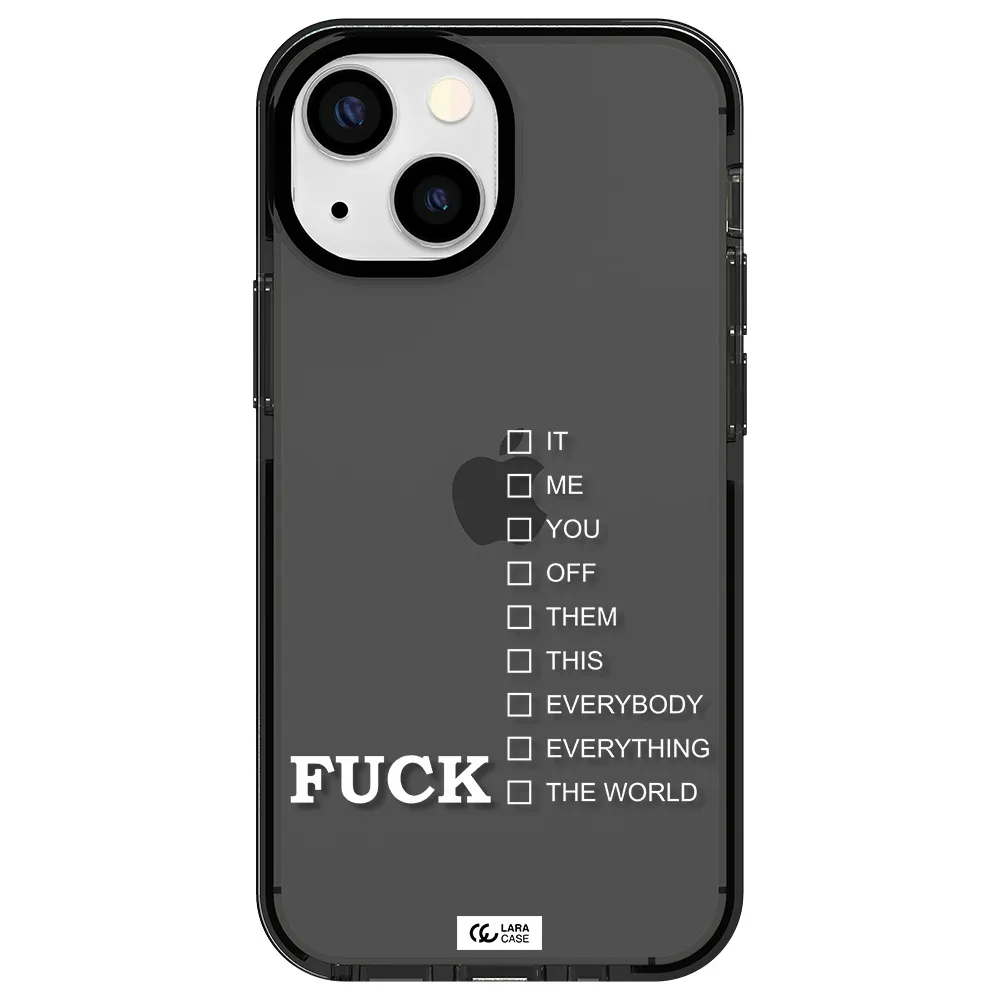 F#*K Ways Apple iPhone 13 mini impact Smoke Black Case