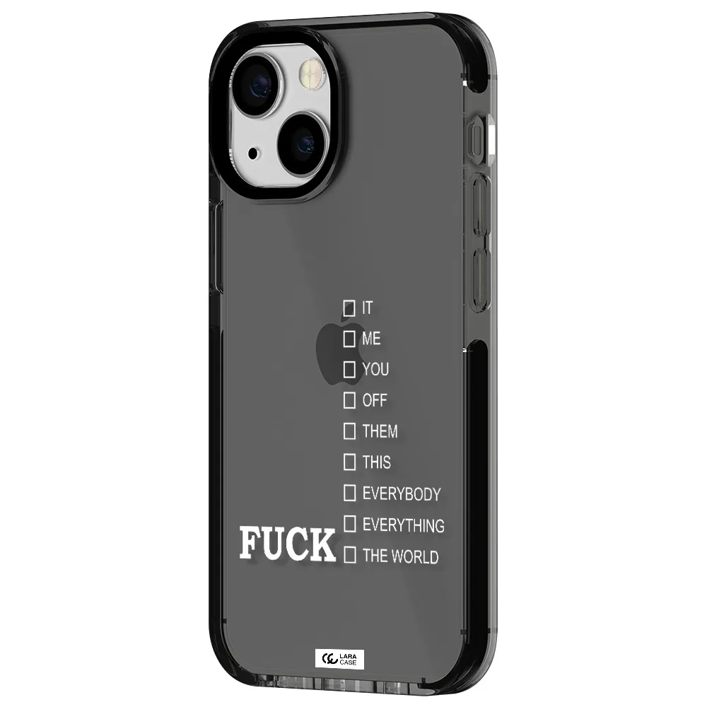 F#*K Ways Apple iPhone 13 mini impact Smoke Black Case