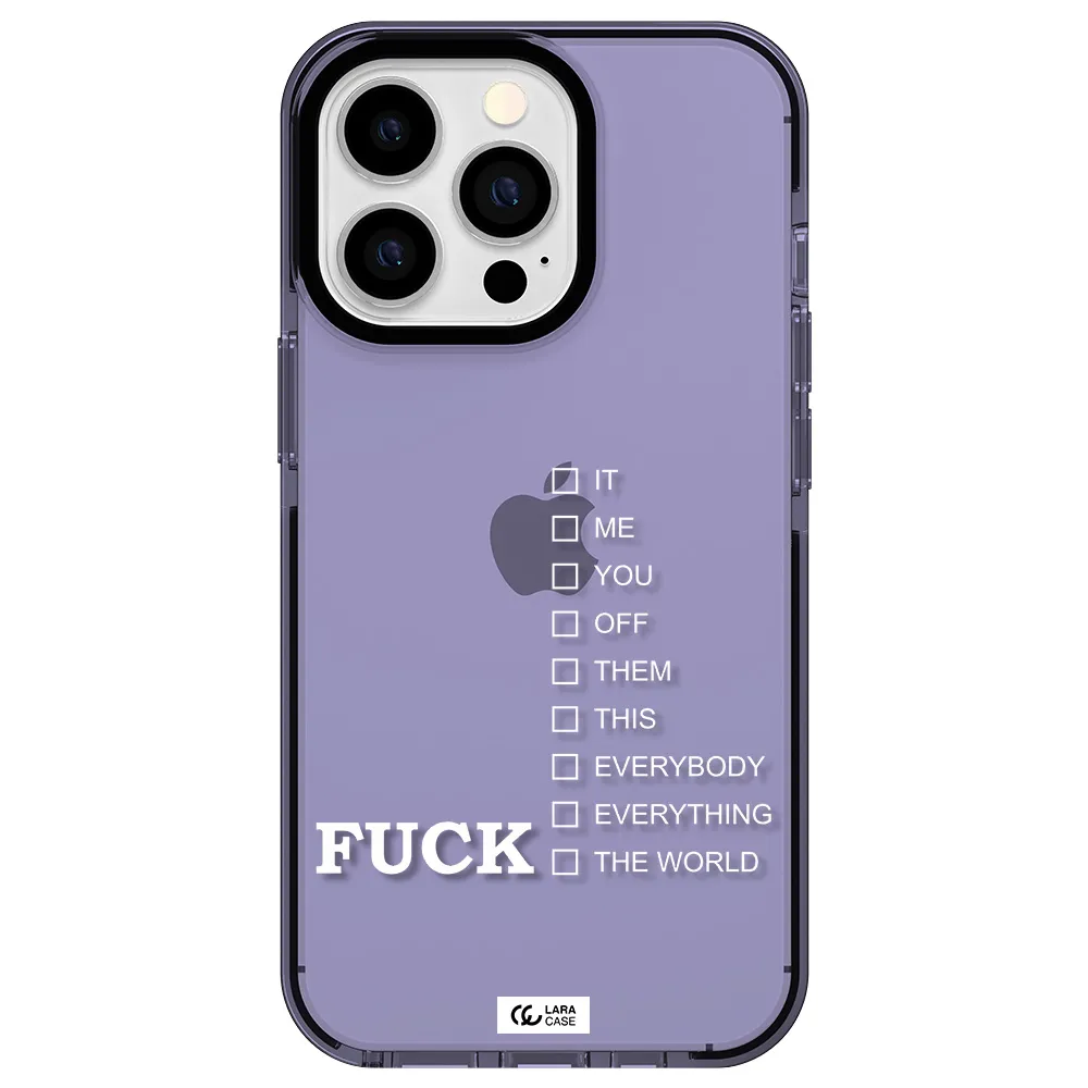 F#*K Ways Apple iPhone 13 Pro impact Lilac Case