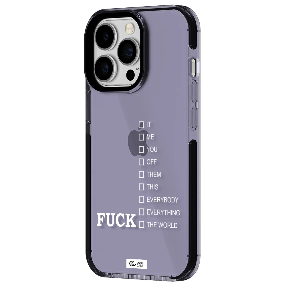F#*K Ways Apple iPhone 13 Pro impact Lilac Case