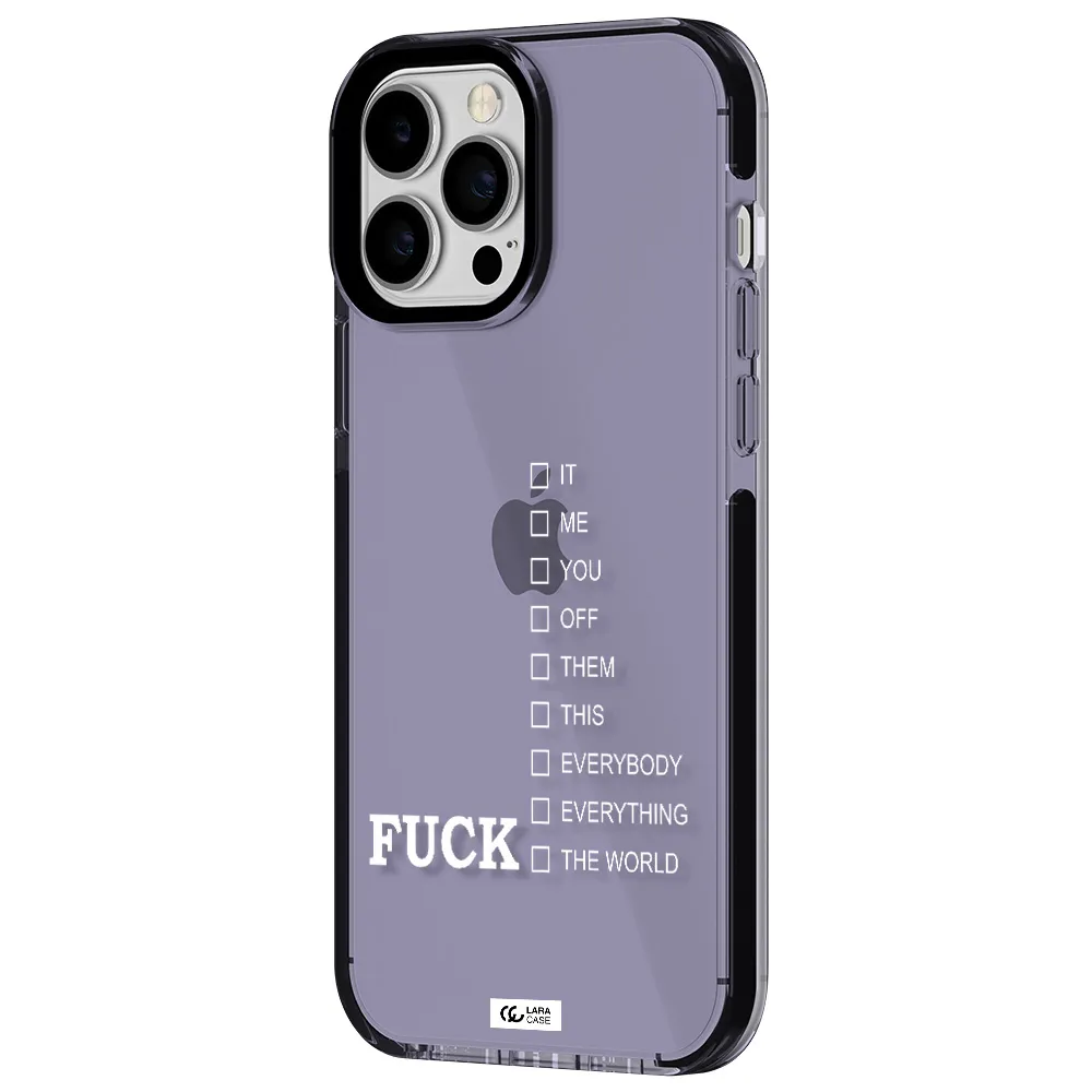 F#*K Ways Apple iPhone 13 Pro Max impact Lilac Case