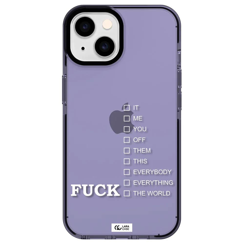 F#*K Ways Apple iPhone 14 impact Lilac Case
