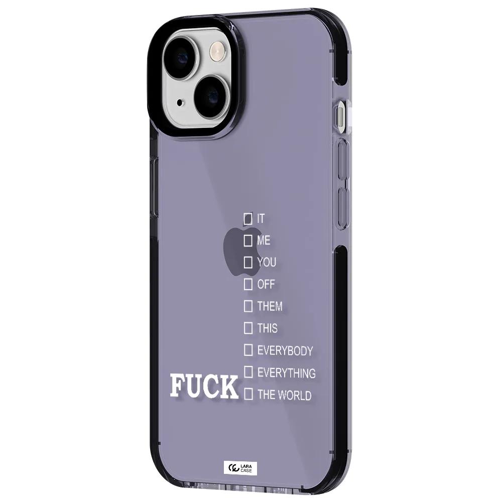 F#*K Ways Apple iPhone 14 impact Lilac Case