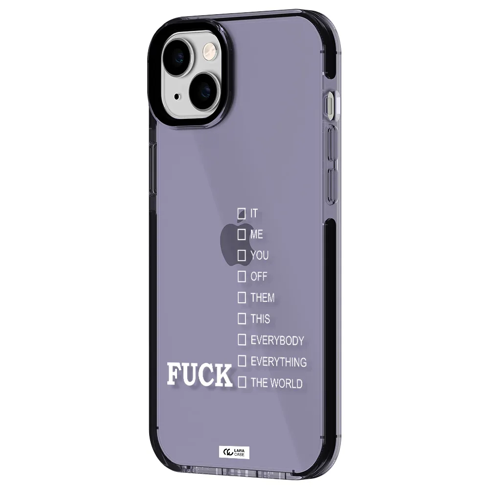 F#*K Ways Apple iPhone 14 plus impact Lilac Case