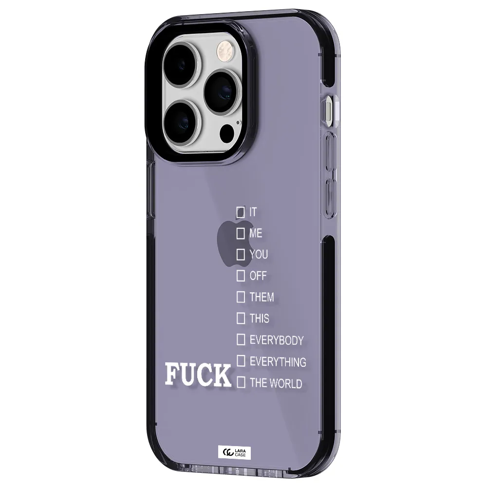 F#*K Ways Apple iPhone 14 pro impact Lilac Case