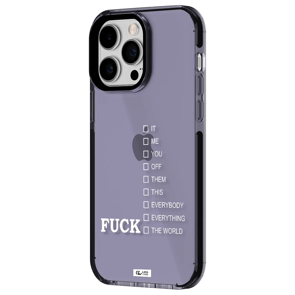 F#*K Ways Apple iPhone 15 Pro impact Lilac Case